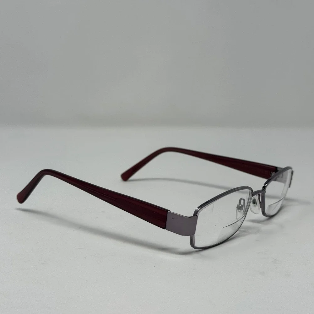 Modern Metals Beth Gunmetal Reading‎ Bifocal Eyeglasses FRAMES ONLY 53 15 135